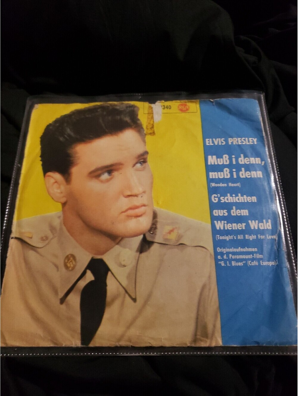 Elvis Presley German Pressing 1960 MuB i Denn Wooden Heart